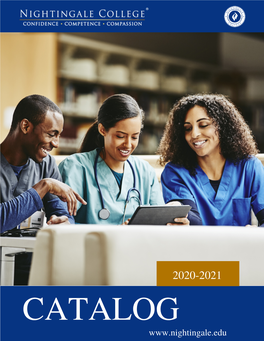 Nightingale College Catalog Version V 2020 - 2021 Academic Year