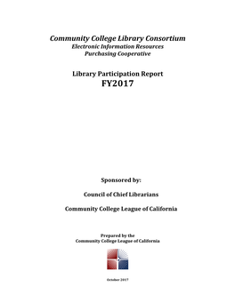 Library Participation Report FY2017