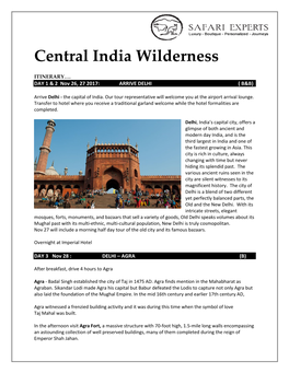 Central India Wilderness