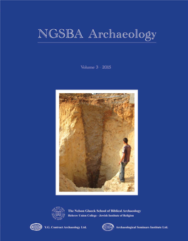 Yehud 2008-2009 – Final Excavation Report