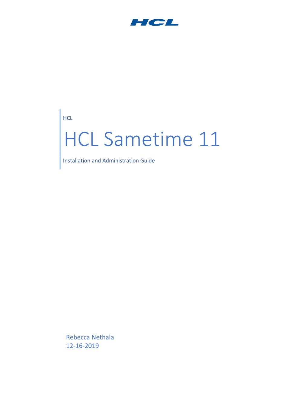 HCL Sametime 11