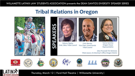 Tribal Relations in Oregon