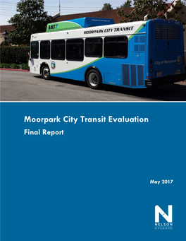 Moorpark City Transit Evaluation City of Moorpark