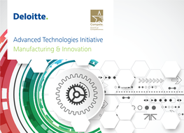 Advanced Technologies Initiative Manufacturing & Innovation