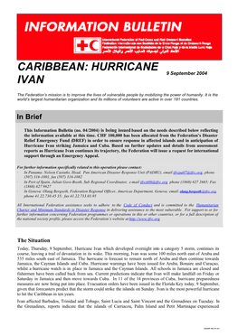 IFRC: Caribbean