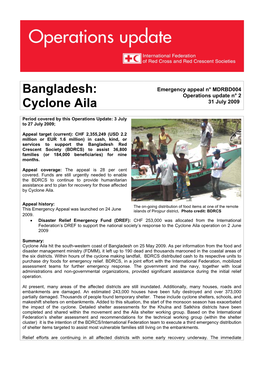Bangladesh: Cyclone Aila