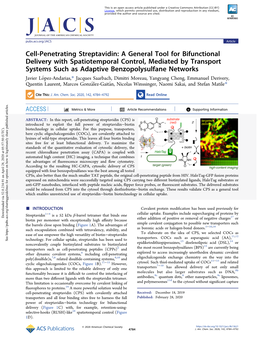 Cell-Penetrating Streptavidin