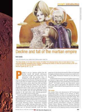 Decline and Fall of the Martian Empire