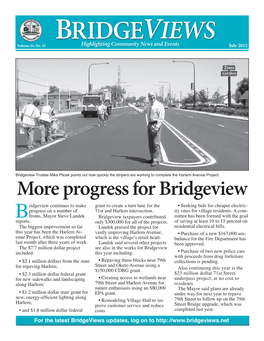 Bridgeviews Updates, Log on to Page 2 BRIDGEVIEWS July 2012