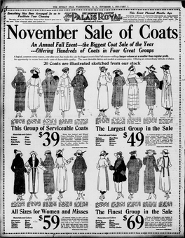 An Annualfall Event.The Biggestcoat Sale of The