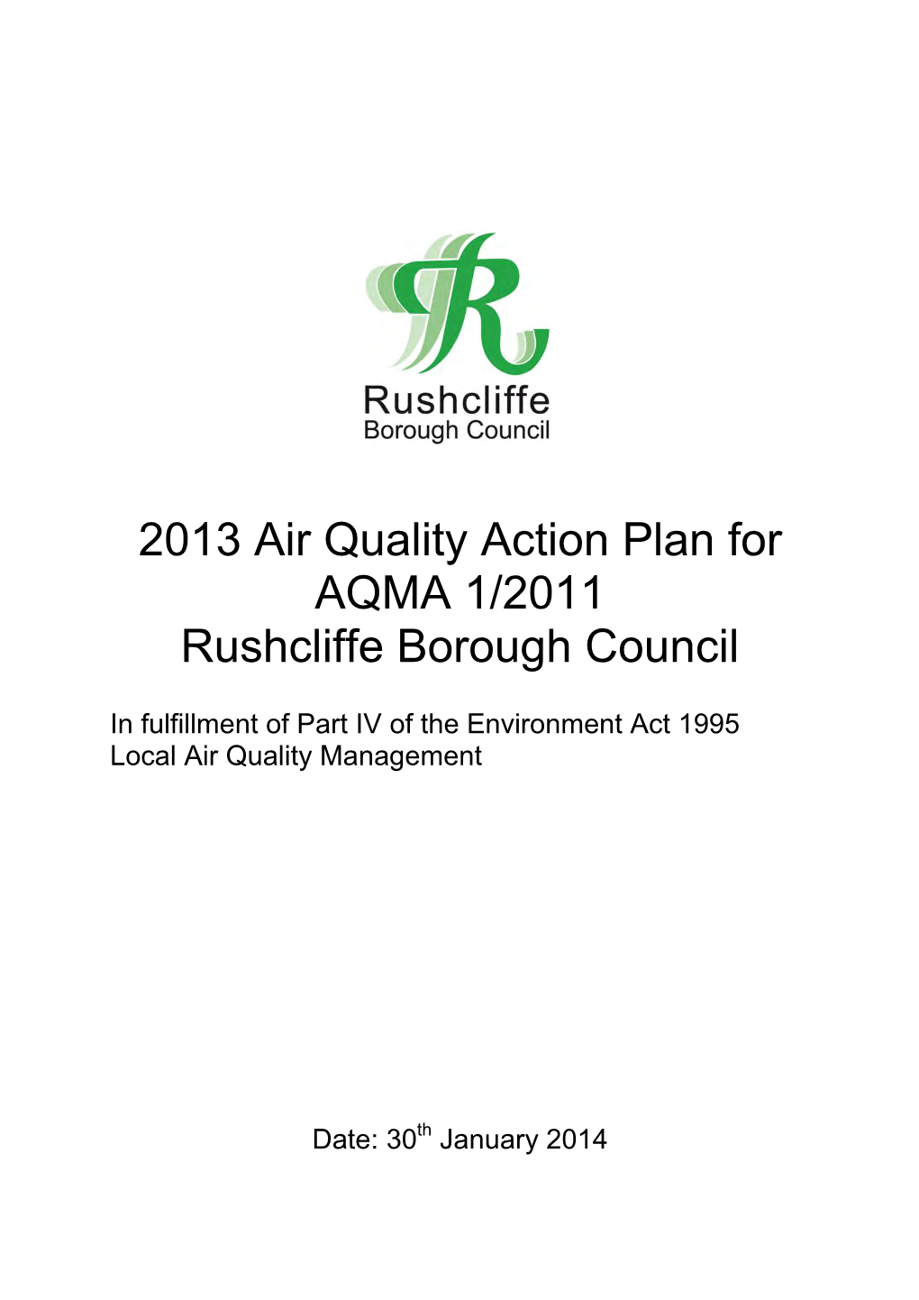 Air Quality Action Plan for AQMA 1 2011, Stragglethorpe Road/A52
