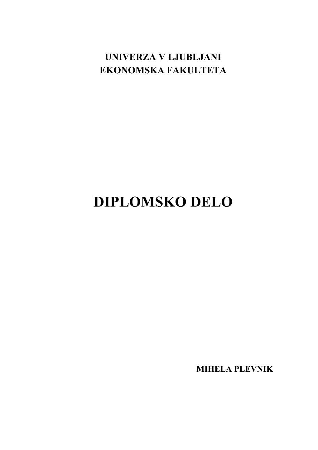 Diplomsko Delo