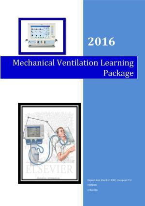 Mechanical Ventilation Learning Package (Liverpool)