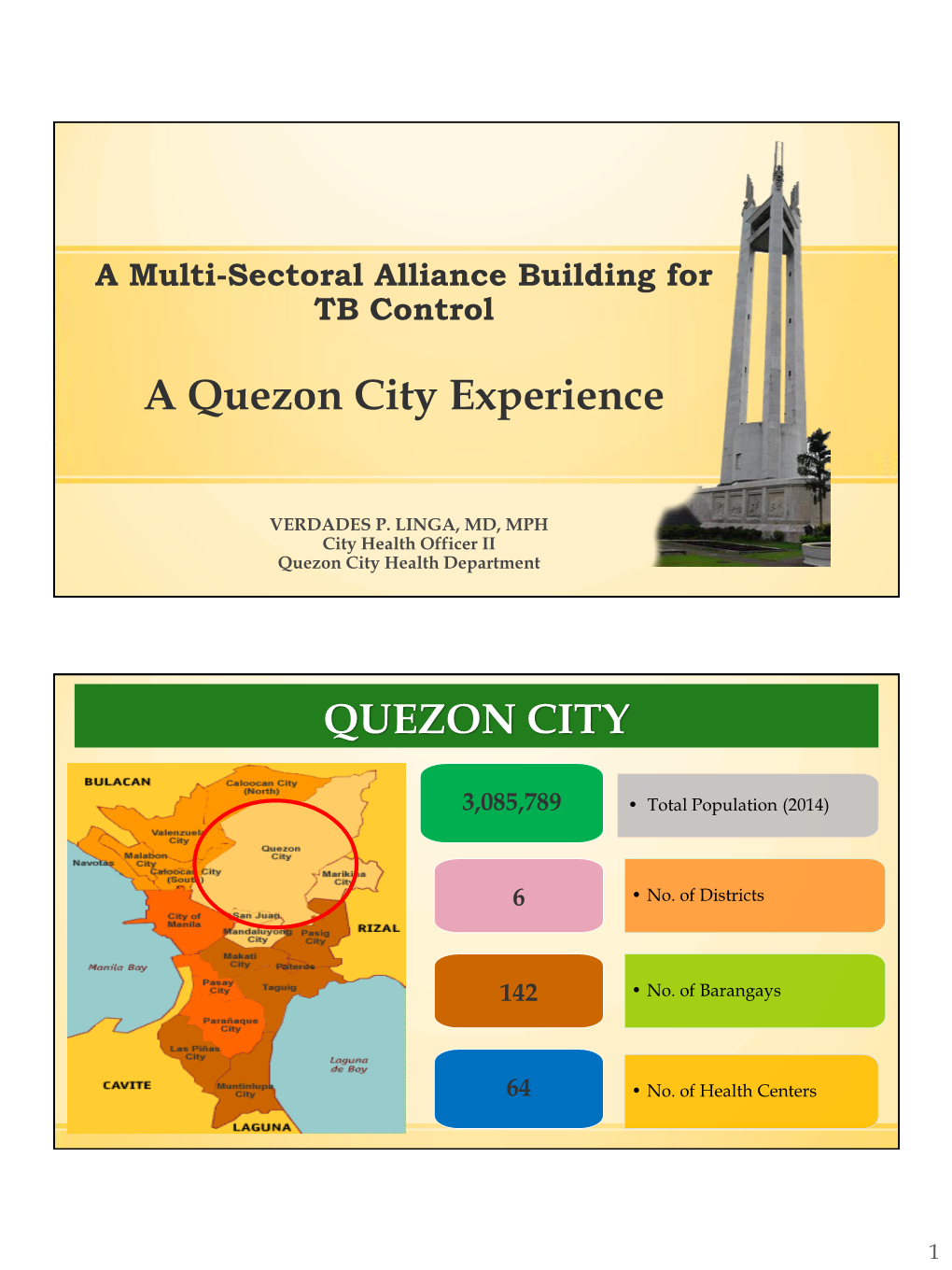 A Quezon City Experience QUEZON CITY