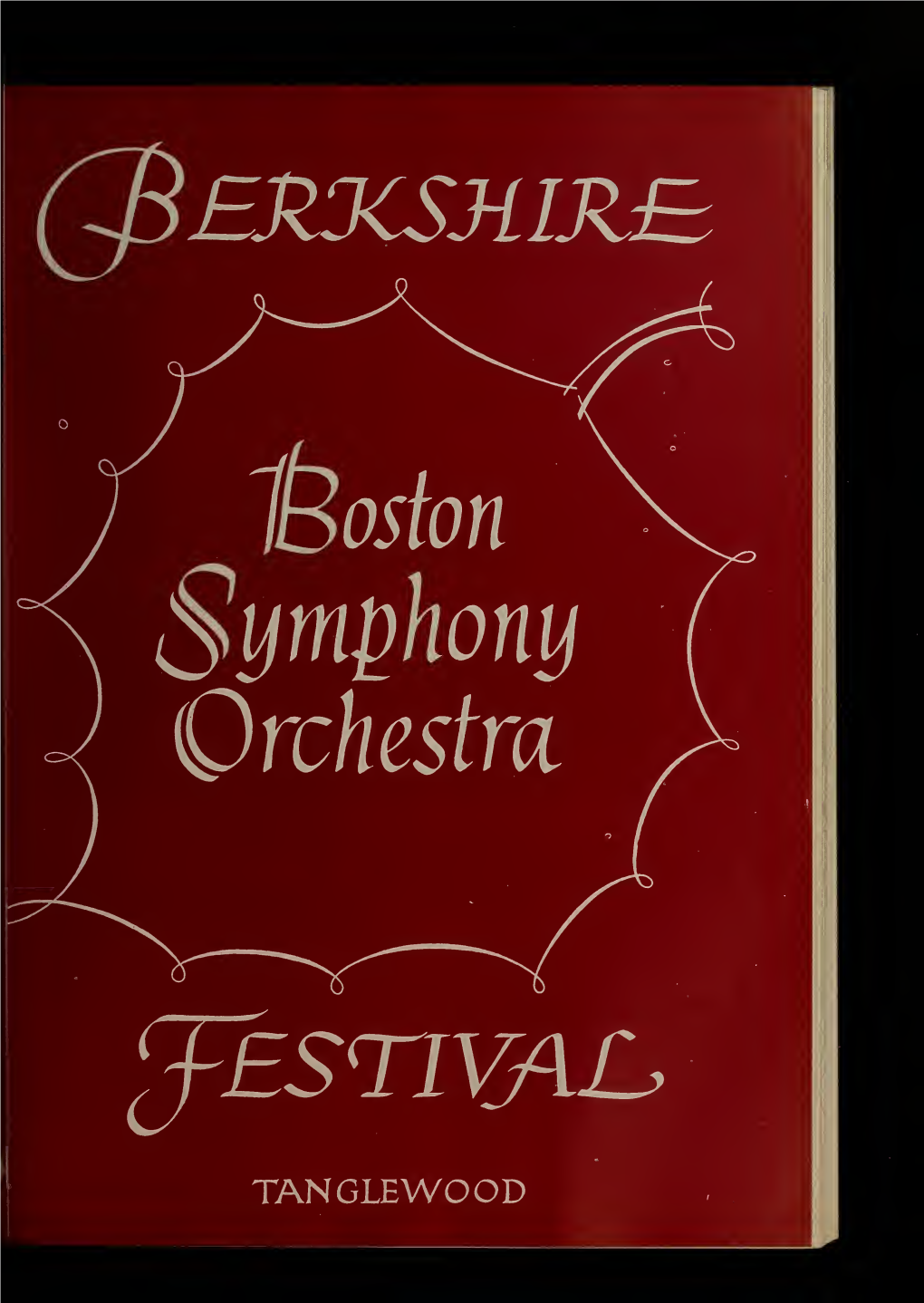 Boston Symphony Orchestra Concert Programs, Summer, 1957-1958