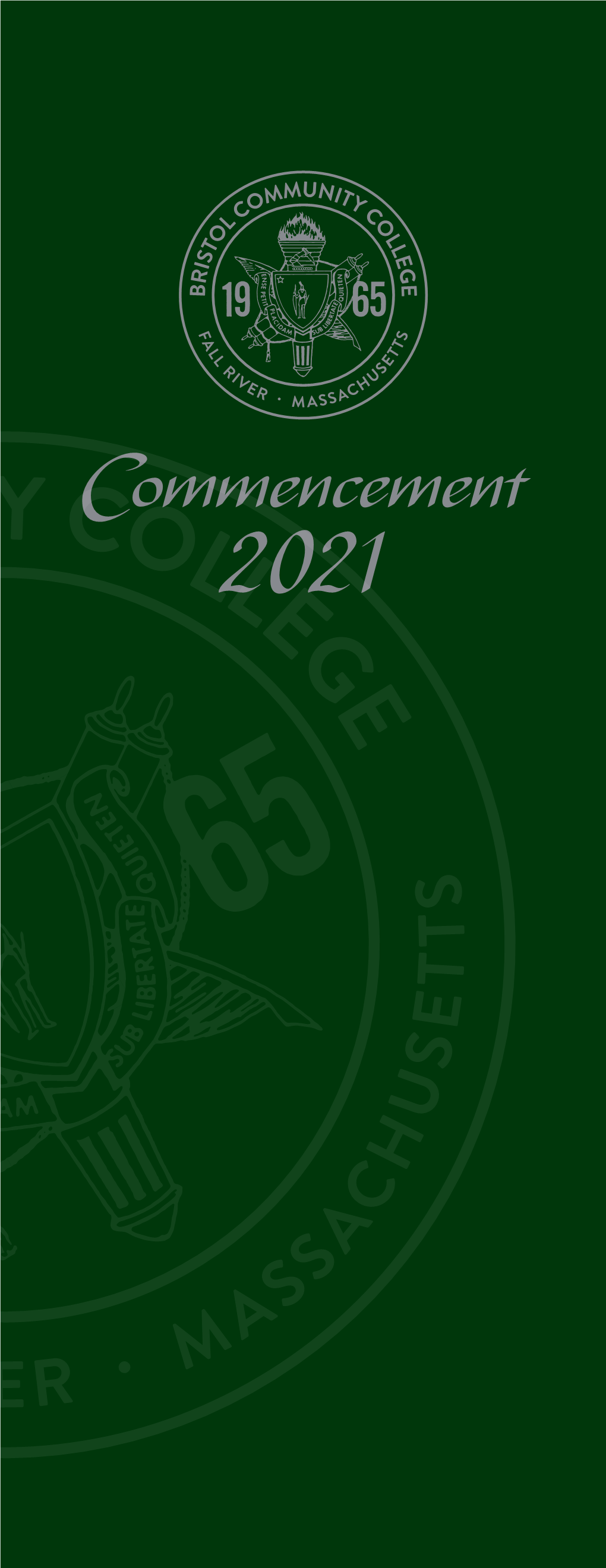 Commencement 2021 Program