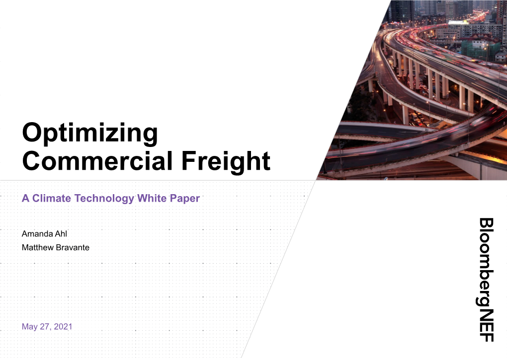 Optimizing Commercial Freight