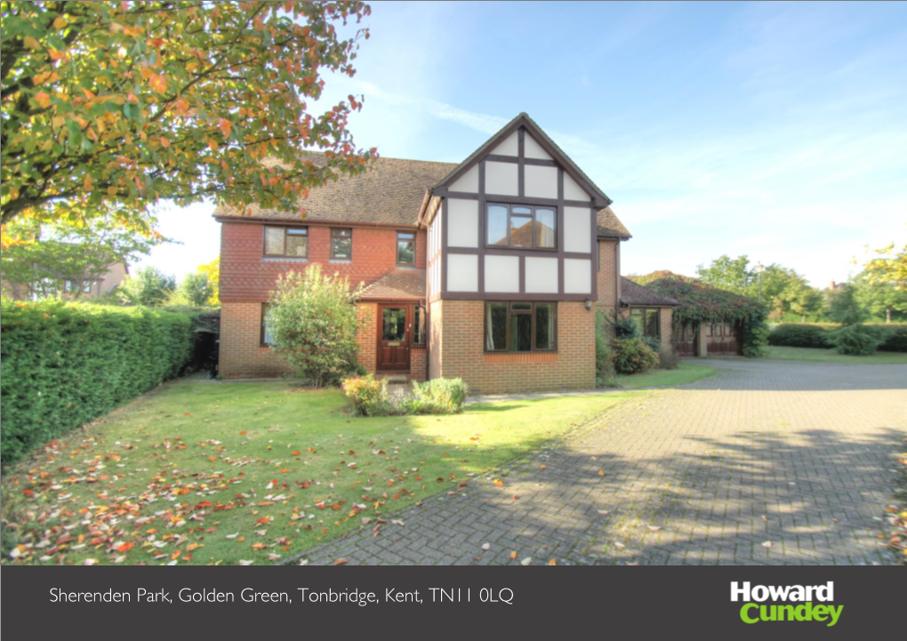 Sherenden Park, Golden Green, Tonbridge, Kent, TN11 0LQ