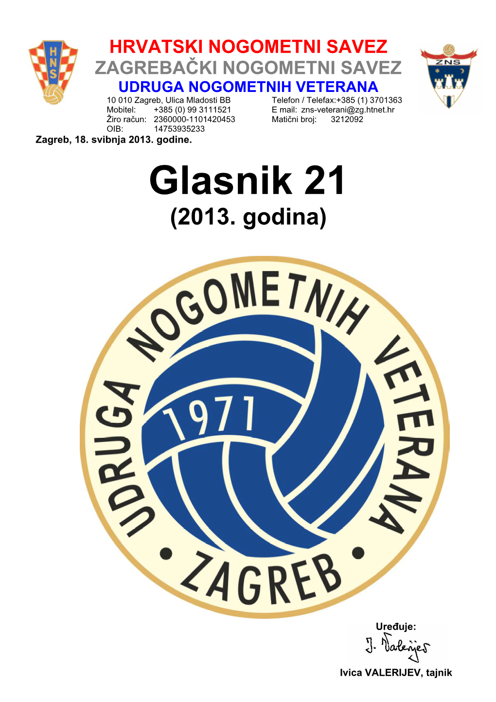 Glasnik 21 (2013