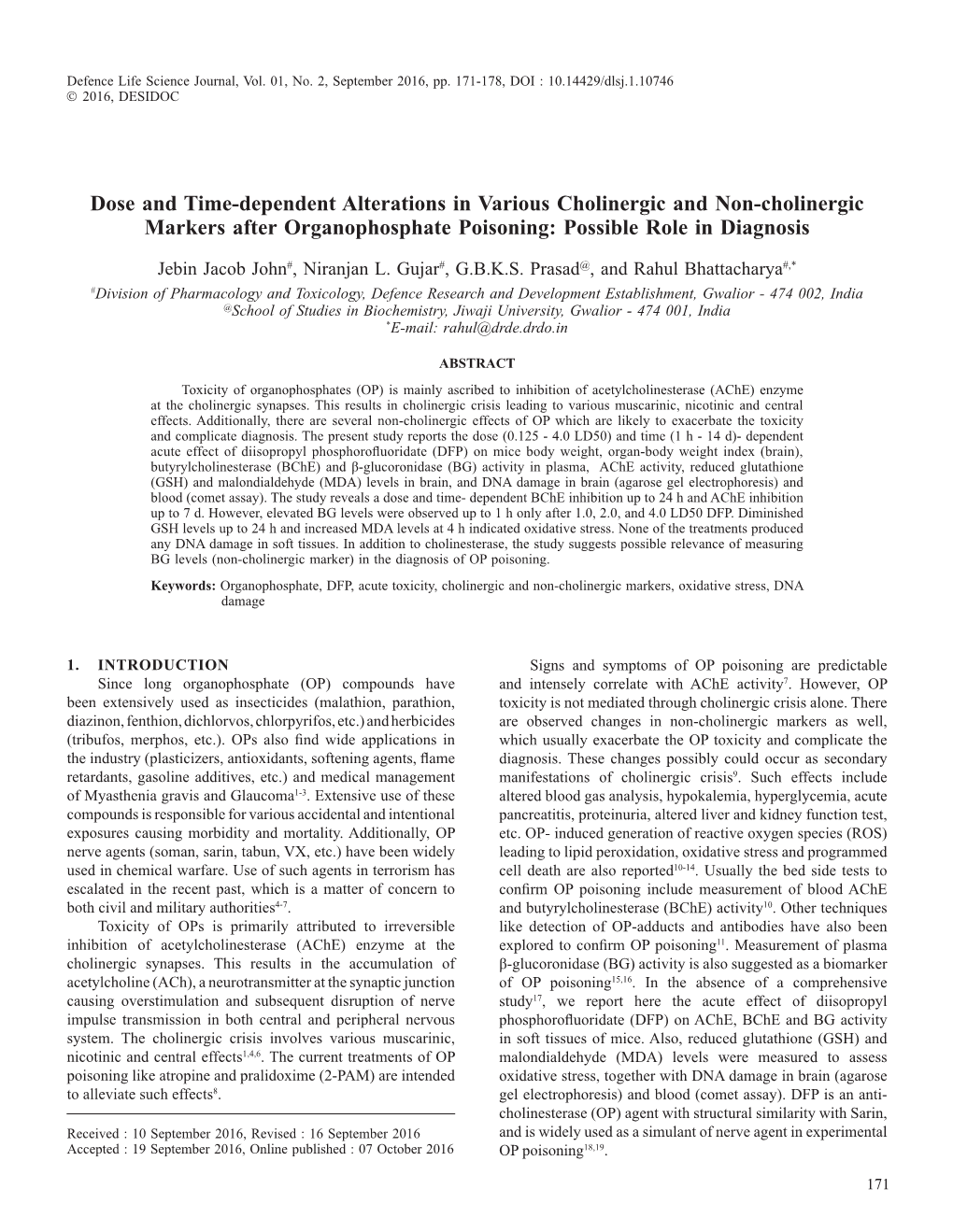 Possible Role in Diagnosis