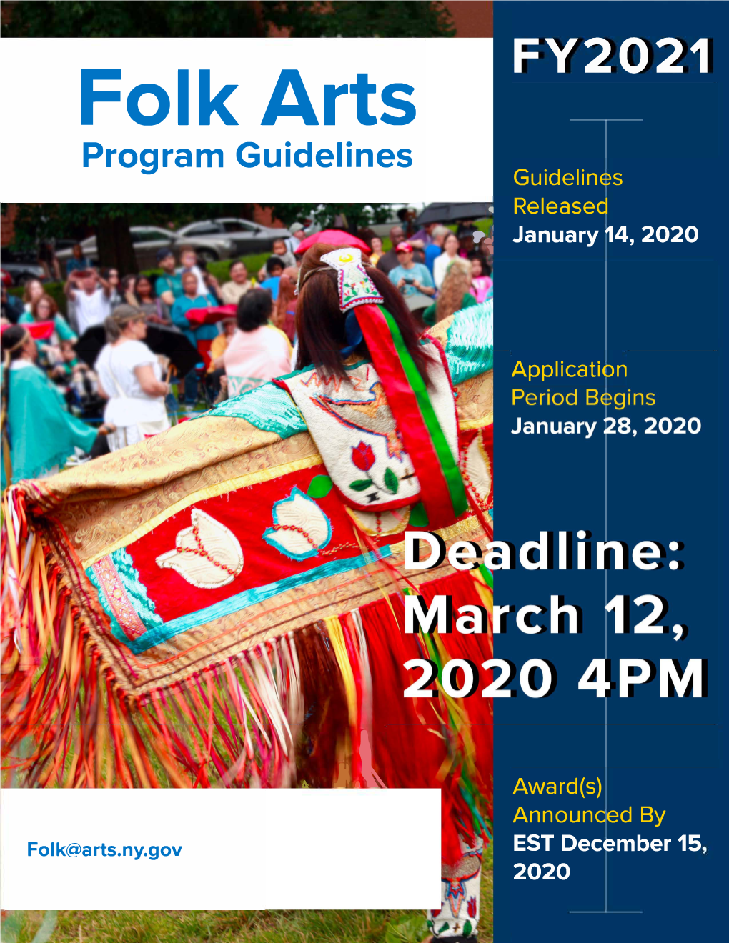 Folk Arts Program Guidelines Guidelines