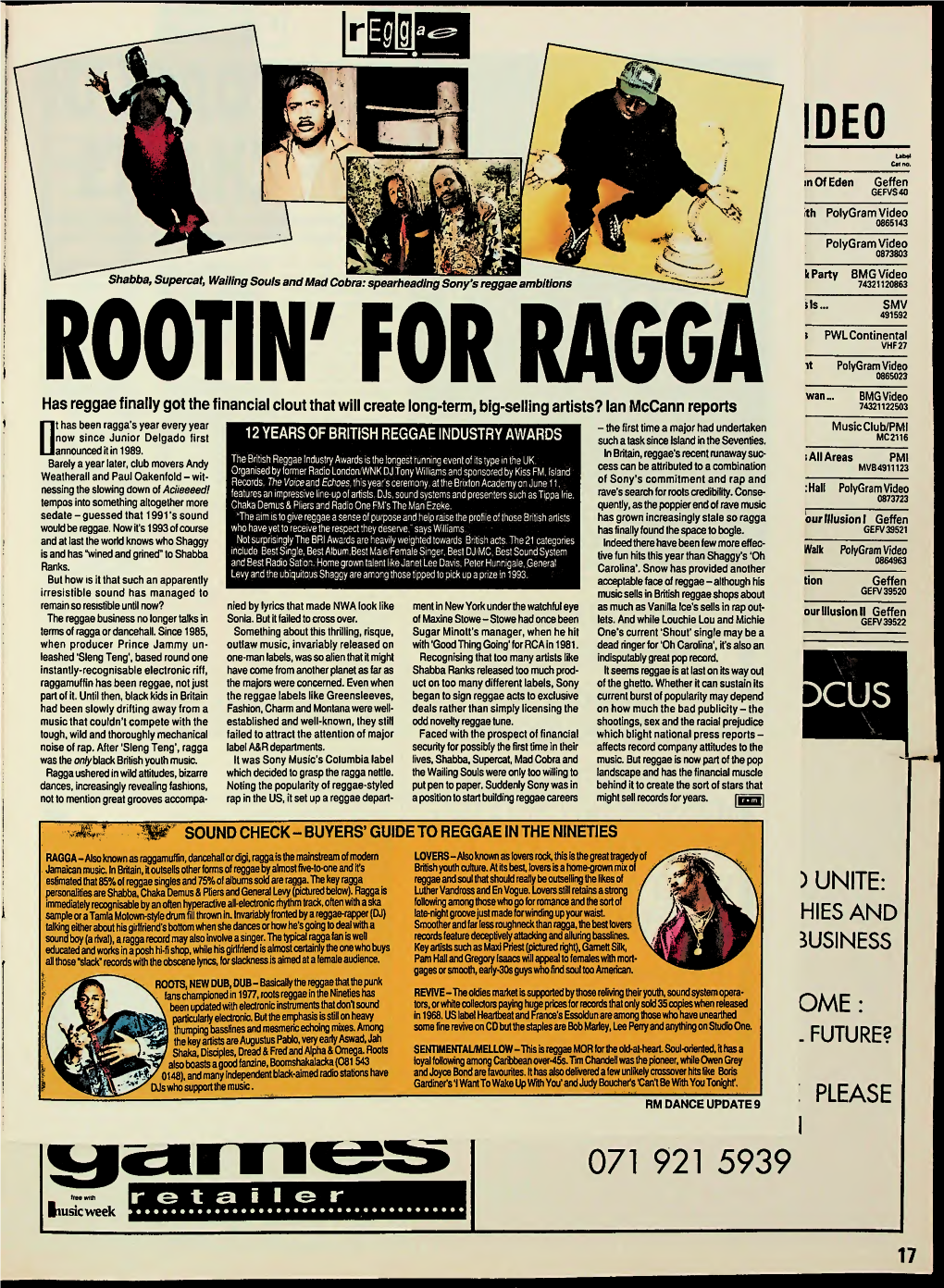 H IOOTIN' for 4GC« Has Reggae Finally Got the Financial Clout That Wili