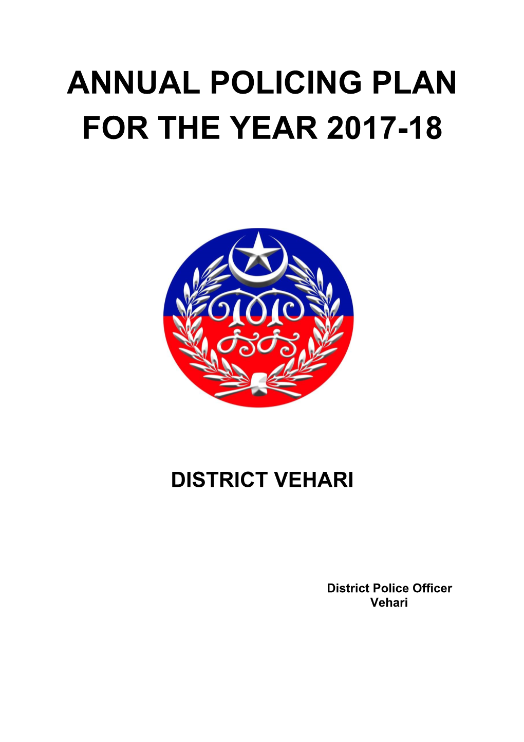 Police Department District Vehari