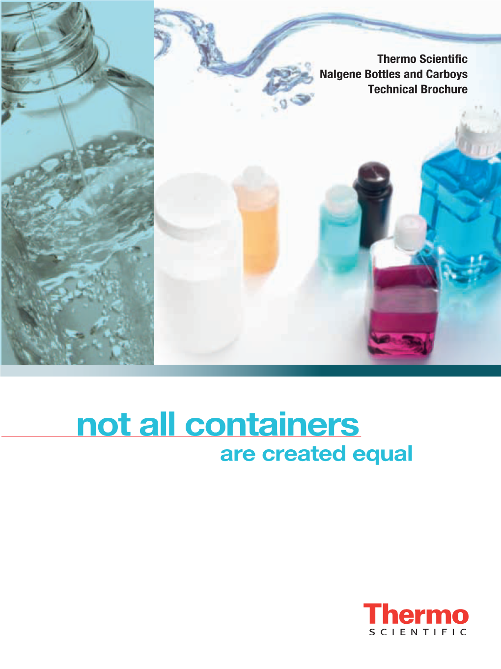 Nalgene Bottles and Carboys Technical Brochure