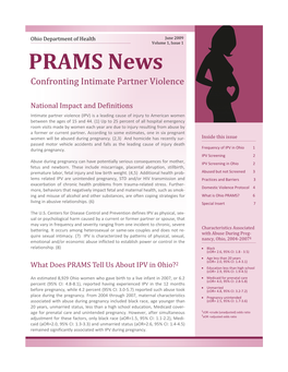 PRAMS News, June 2009
