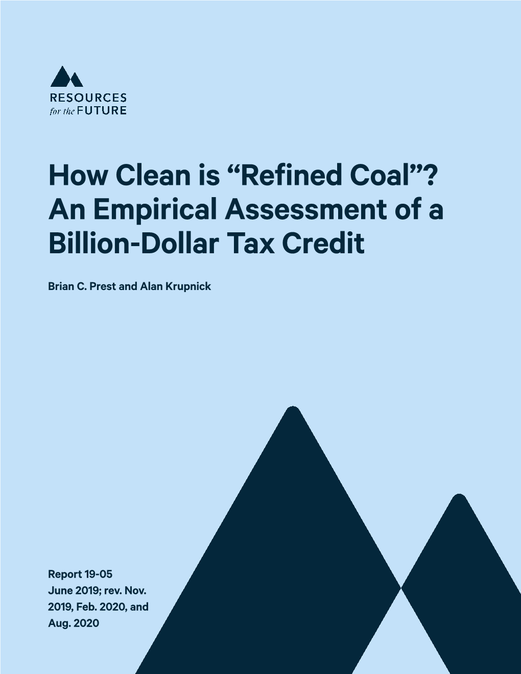 “Refined Coal”? an Empirical Assessment of a Billion-Dollar Tax Credit