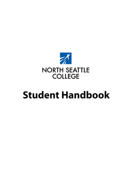 Student Handbook TABLE of CONTENTS