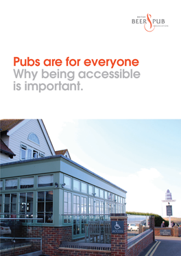 Pubs Are for Everyone Why Being Accessible Is Important