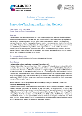 Innovative Teaching and Learning Methods