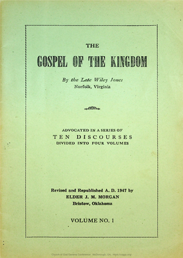 Gospel of the Kingdom