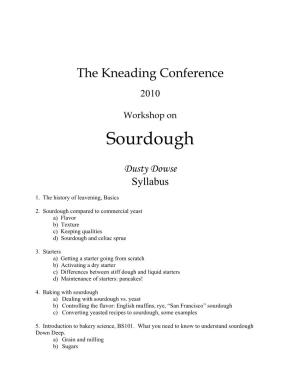 The Kneading Conference