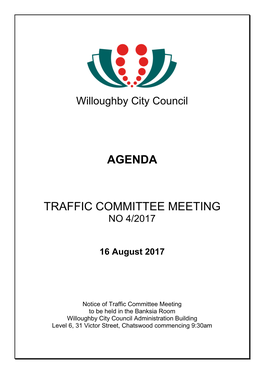 Agenda Traffic Committee Meeting
