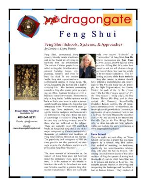 Feng Shui Schools, Systems, & Approaches by Denise A