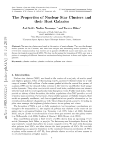 The Properties of Nuclear Star Clusters and Their Host Galaxies