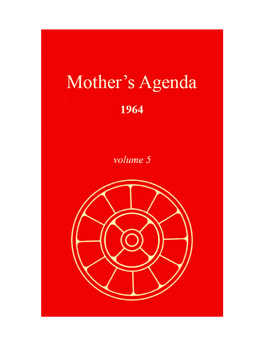 Mother's Agenda • Vol. 5 • 1964
