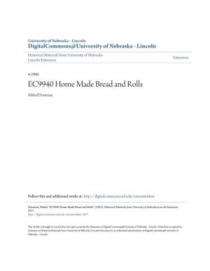 EC9940 Home Made Bread and Rolls Mabel Doremus