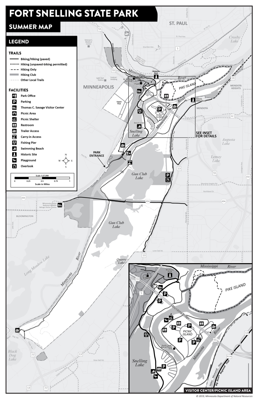 map of fort snelling state park        <h3 class=