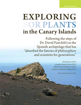 In the Canary Islands Following the Steps of Dr