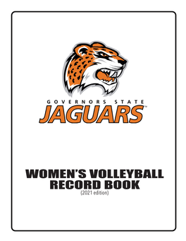 Women's Volleyball Record Book