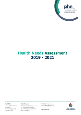 Health Needs Assessment 2019 - 2021