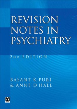 Revision Notes in Psychiatry 2Nd Edition