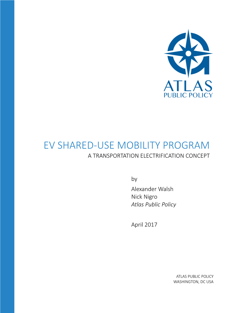 Ev Shared-Use Mobility Program a Transportation Electrification Concept