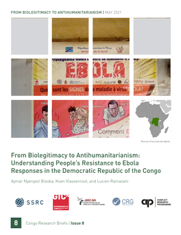 Understanding People's Resistance to Ebola Responses in The