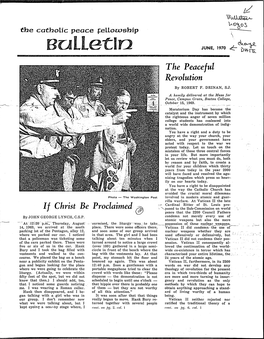 Catholic Peace Fellowship Bulletin, June 1970