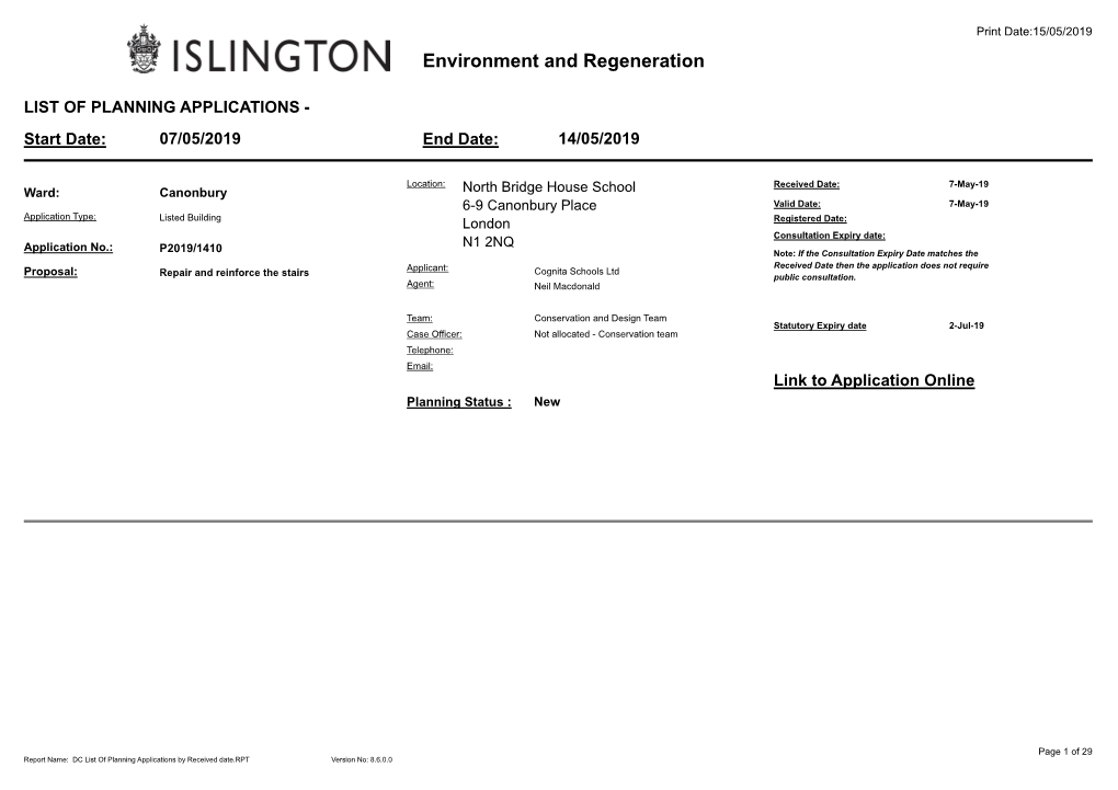 Environment and Regeneration