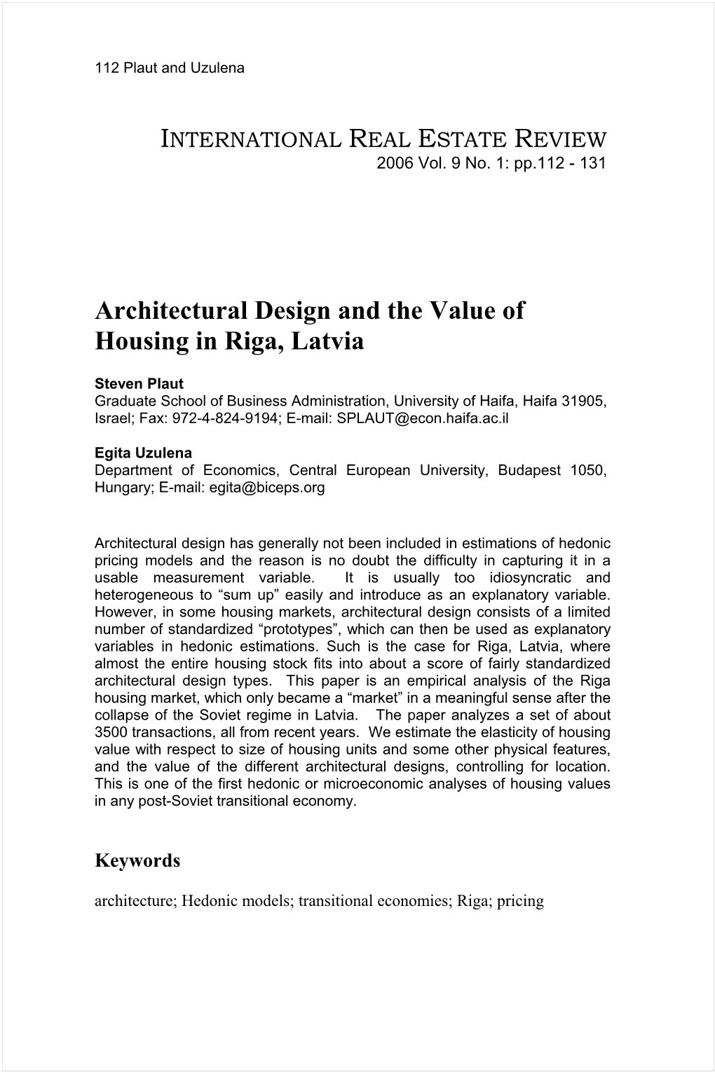 Vol-9-Architectural-Design-And-Value-Of-Housing.Pdf